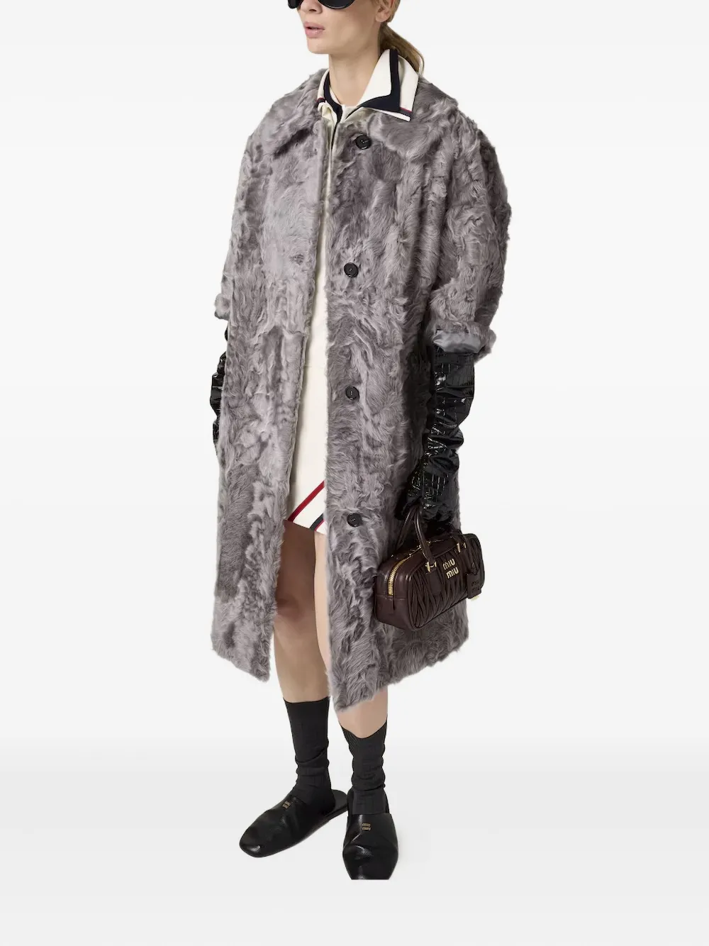 Miu Miu Chekiang jas - Grijs