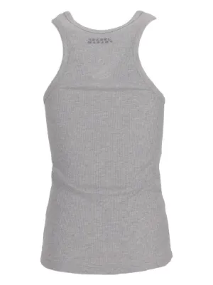 Débardeur Isabel Marant Modèle Campo - Taille M Oversize, Couleur Crème, Coton (occasion TB)