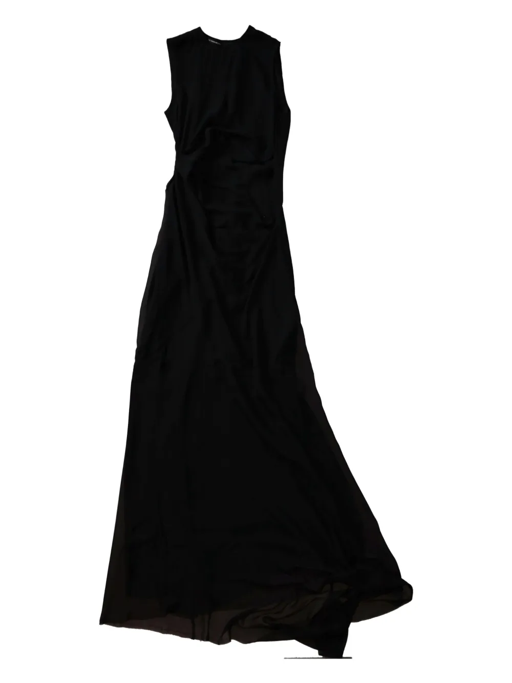 Ann Demeulemeester Abito lungo Leah smanicato - Nero