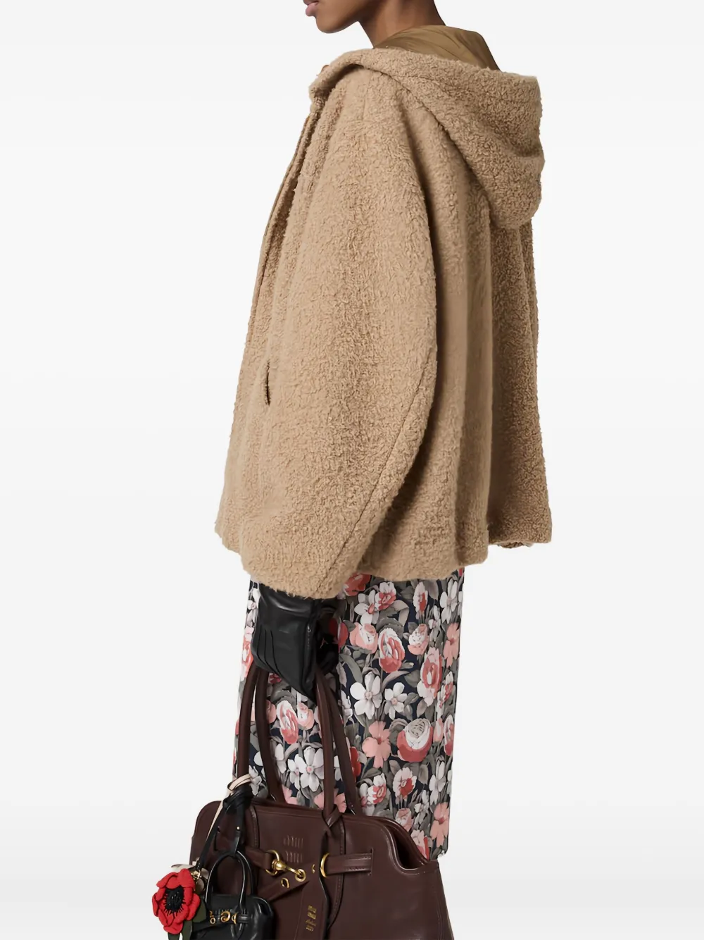 Miu Jack met capuchon Bruin