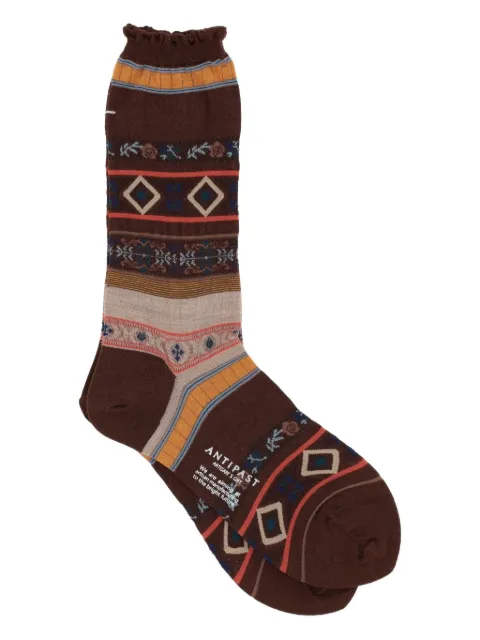 Antipast chaussettes à imprimé graphique