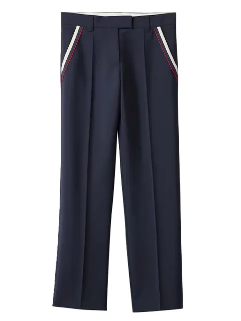Miu Miu stripe-detail trousers