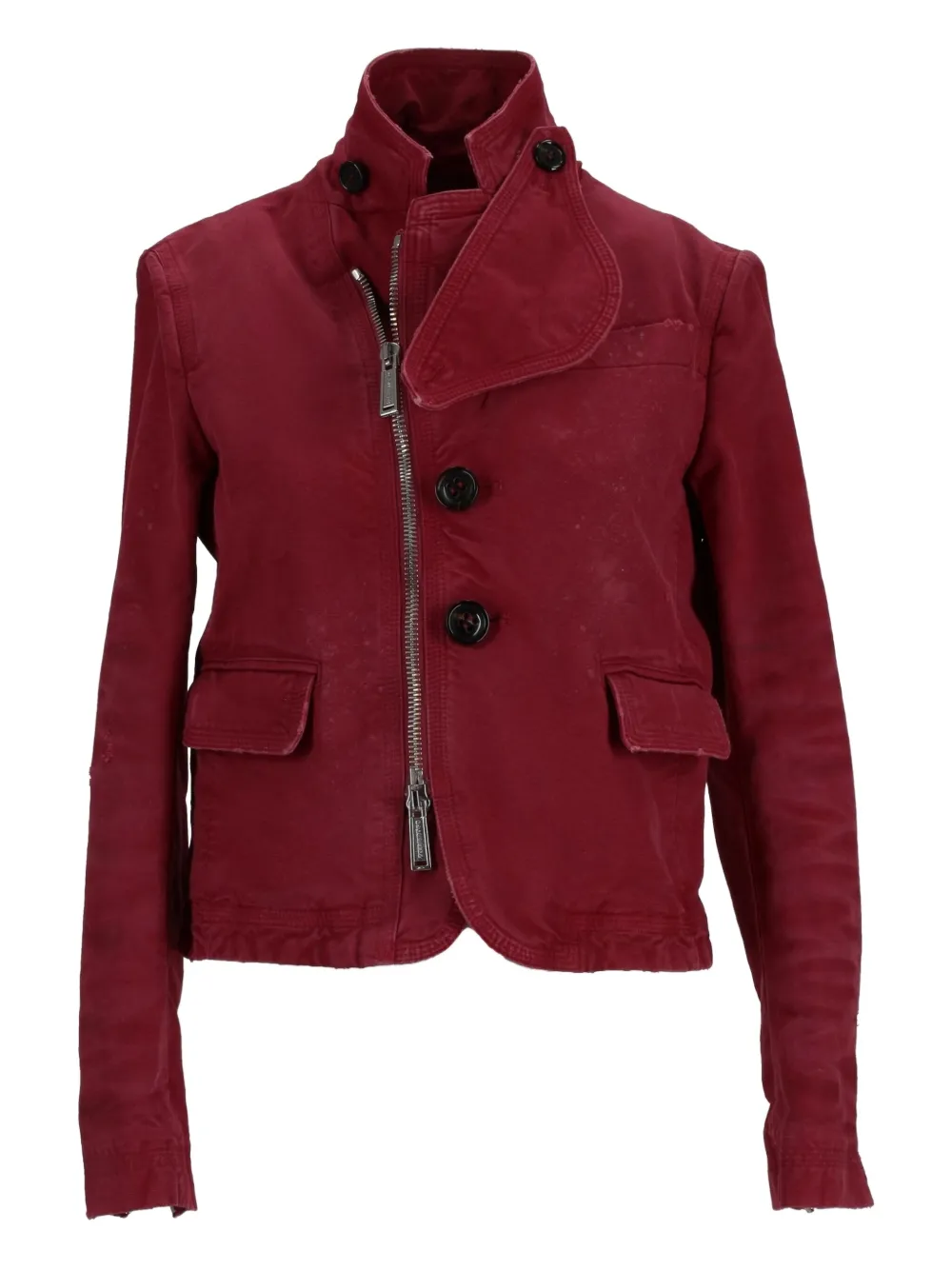 DSQUARED2 D2 jack met knoopsluiting Rood
