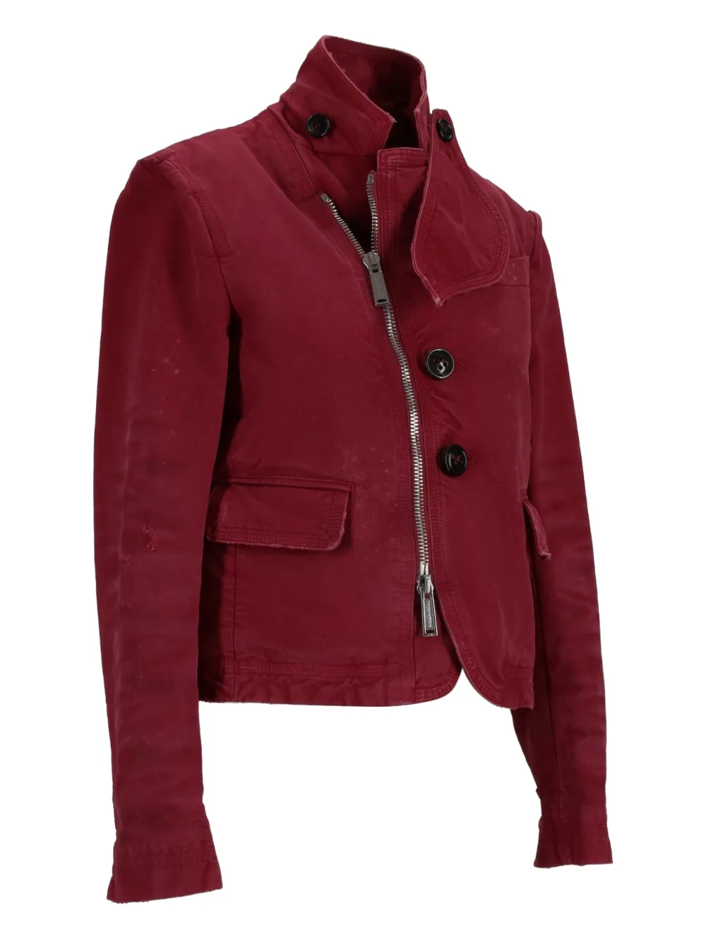 DSQUARED2 D2 jack met knoopsluiting Rood