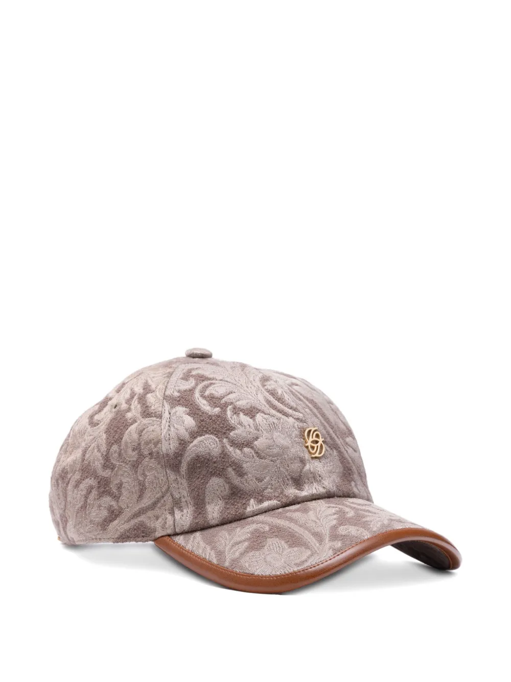 Drôle De Monsieur La Casquette honkbalpet met jacquard Beige