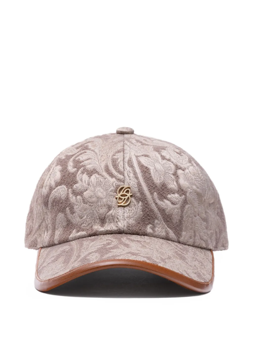 Drôle De Monsieur La Casquette Jacquard baseball cap Beige
