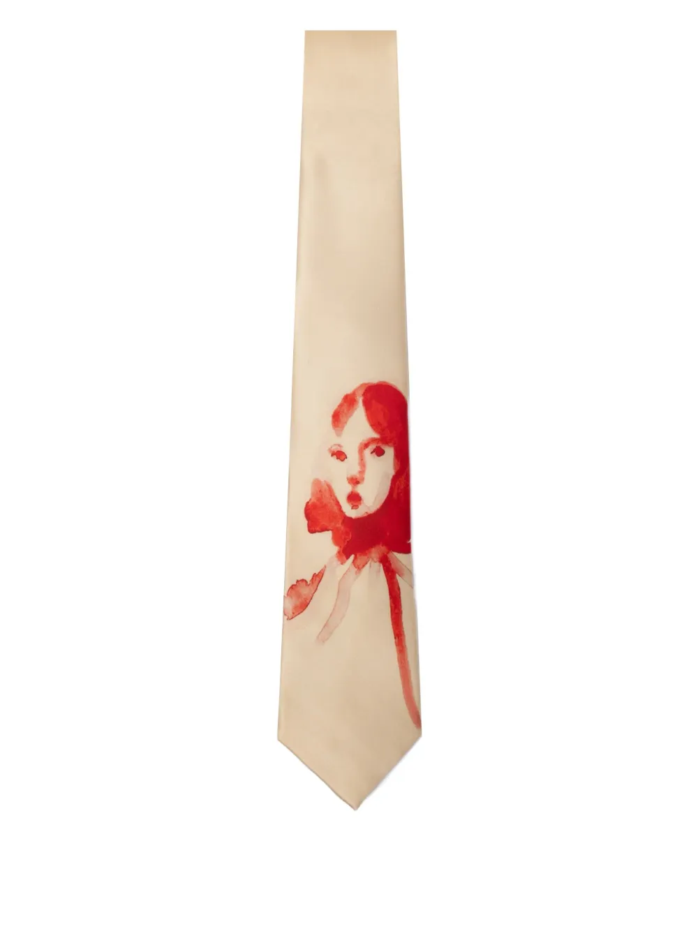 KidSuper corbata de seda estampada | neutro | Image 1