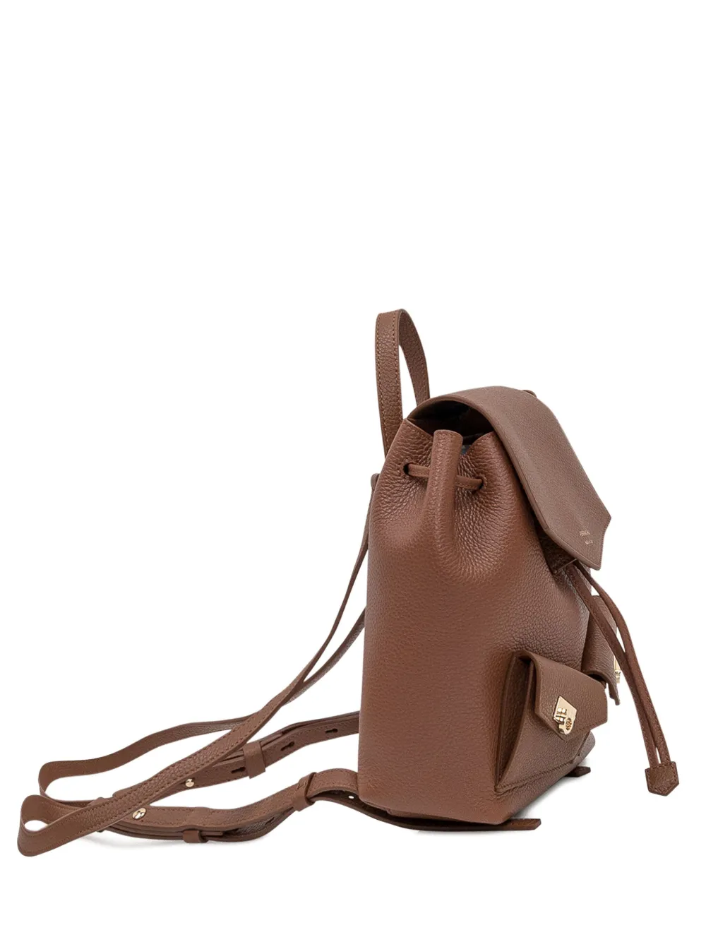 Ferragamo drawstring flap backpack Bruin