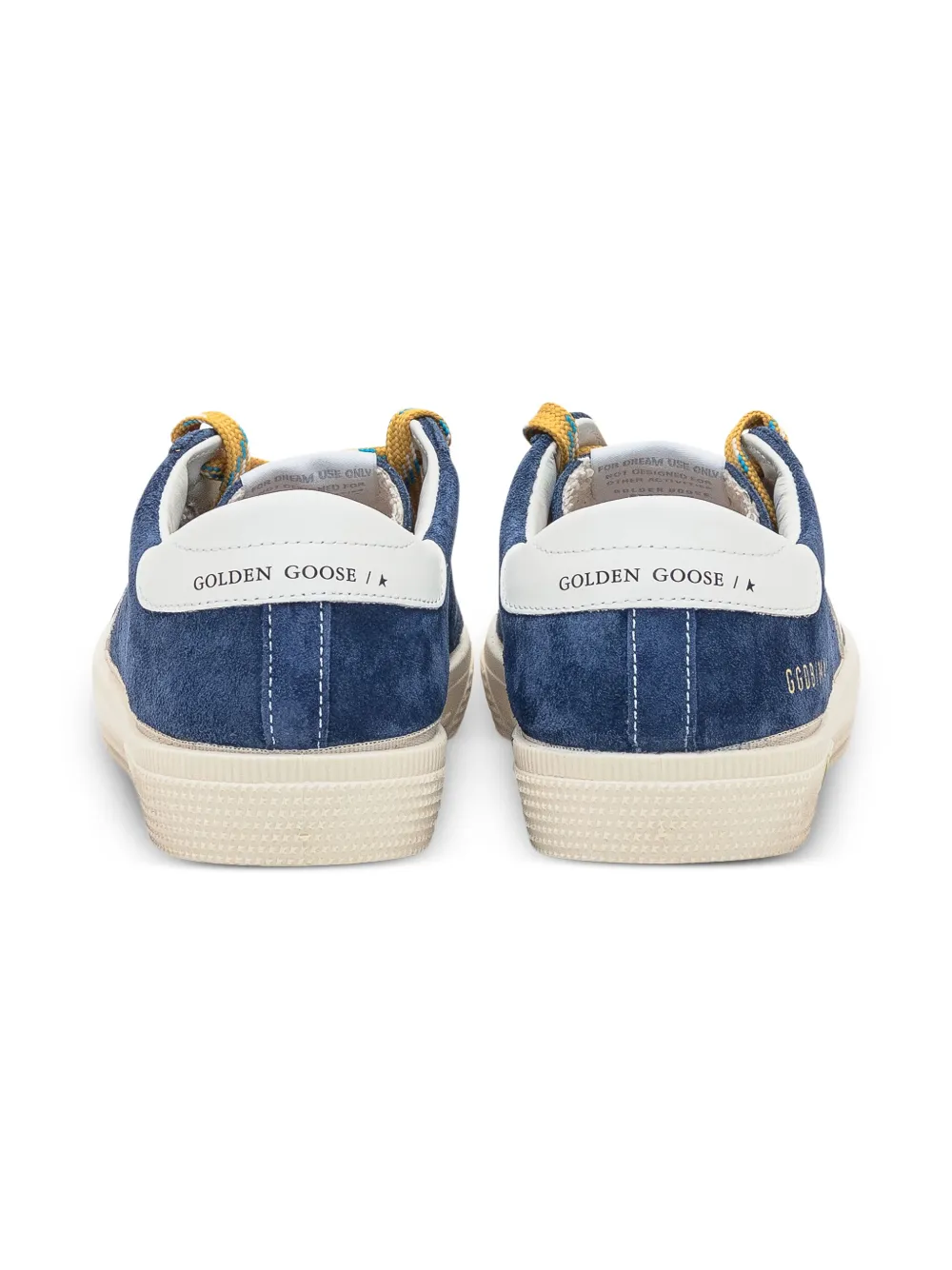 Golden Goose Kids May Star suède sneakers Blauw