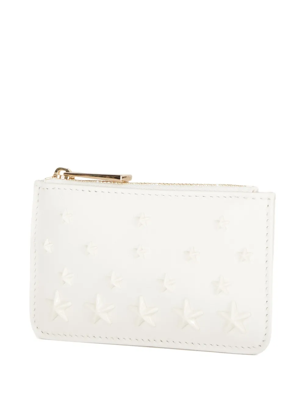 Jimmy Choo Portemonnee verfraaid met ster en rits Beige