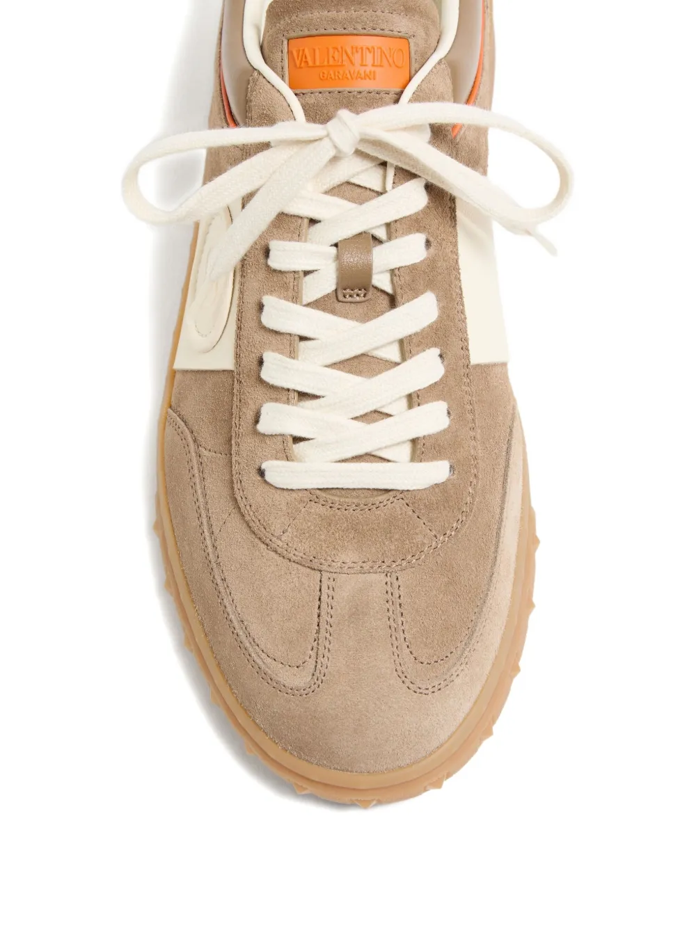 Valentino Garavani panelled sneakers Brown