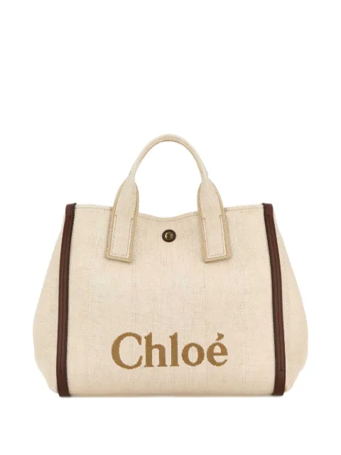 Chloé شنطة عملية بطبعة شعار الماركة