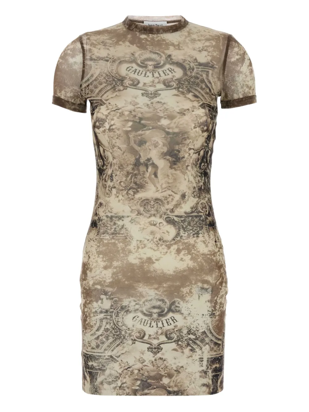 Jean Paul Gaultier Printed Mini Dress