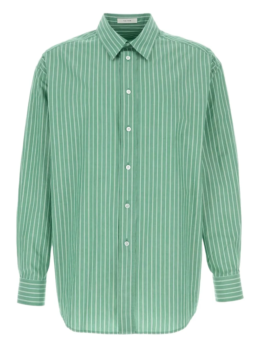 The Row camisa con rayas estampadas | verde | Image 1