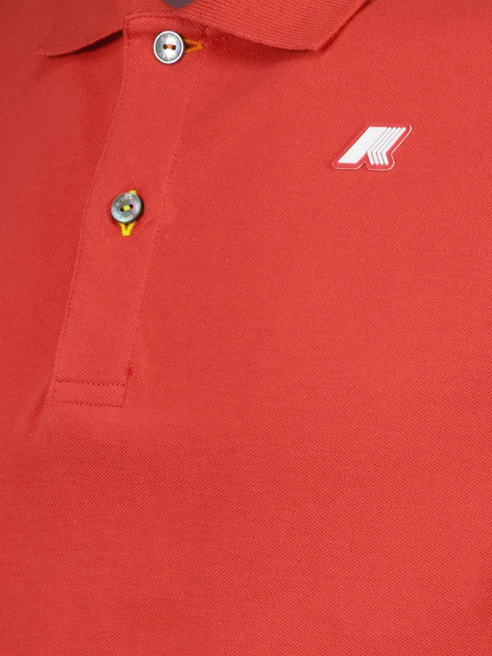 K-Way Piqué poloshirt Rood