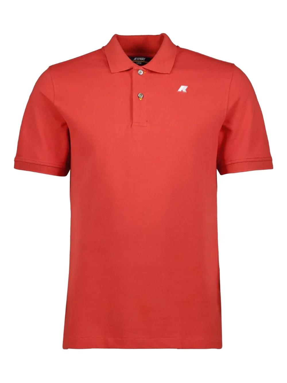 K-Way Piqué poloshirt Rood