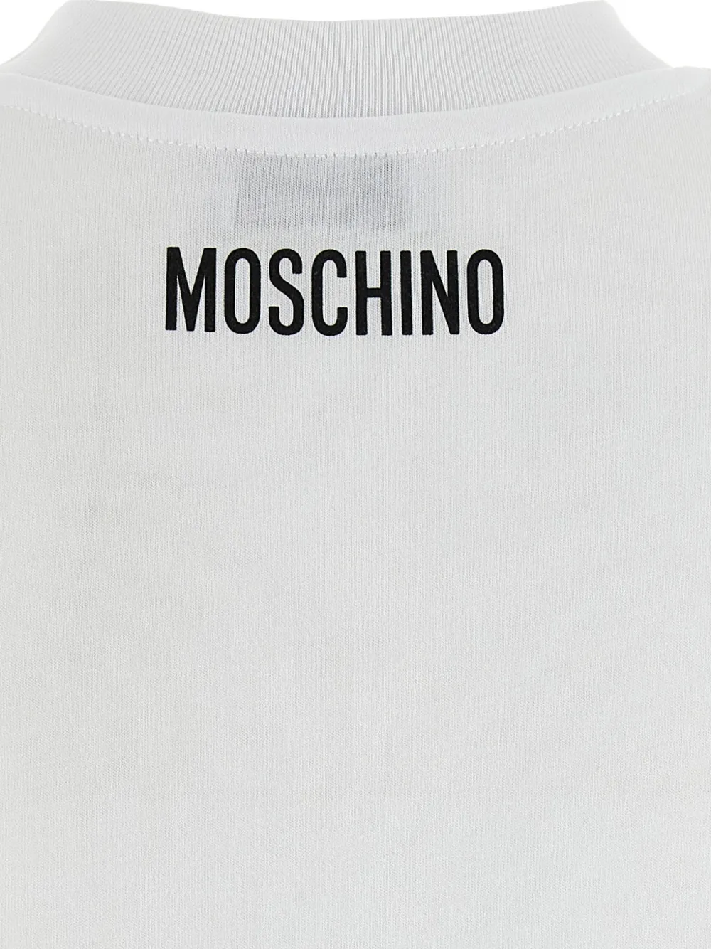 Moschino goose print crewneck t-shirt Wit