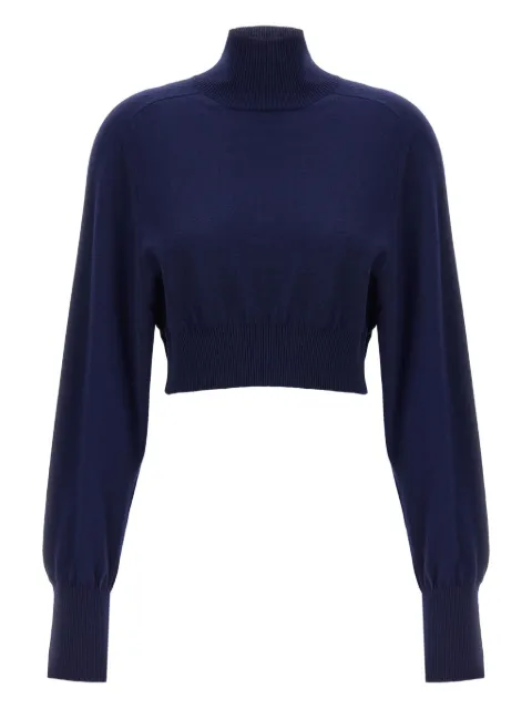 Sportmax high-neck long-sleeve sweater