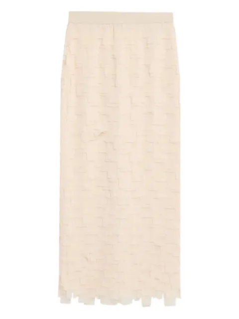 JBQ layered fringe skirt