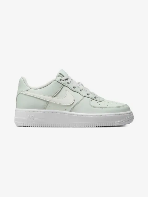 Nike Kids Air Force 1 "Light Silver/Spruce Aura" sneakers