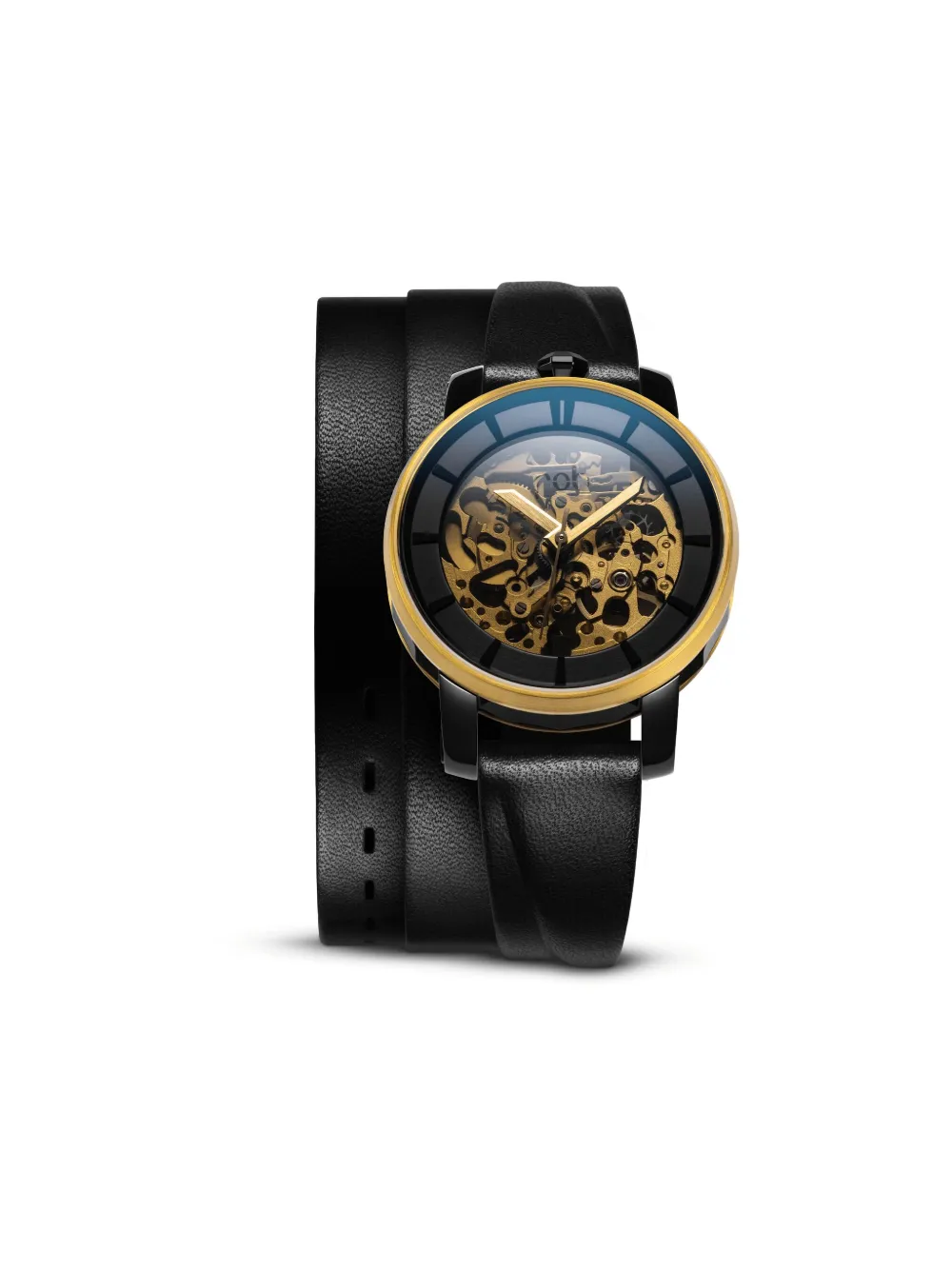 Fob Paris Skeleton 36mm - ゴールドトーン Fob Paris Skeleton 36mm - ゴールドトーン