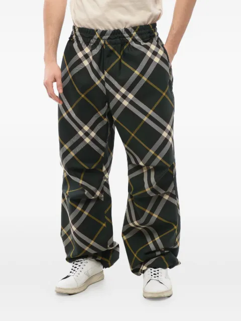 Burberry checked trousers