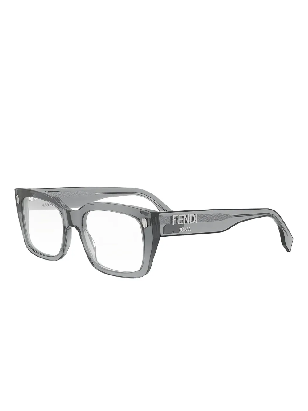 FENDI Bril met vierkant montuur Grijs