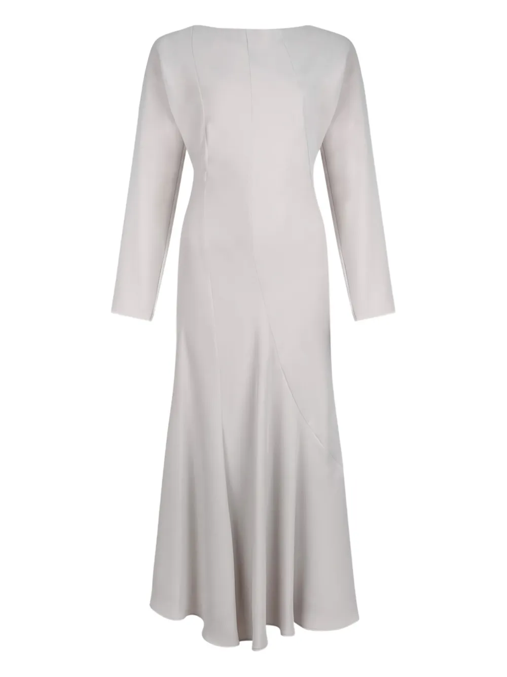 P.A.R.O.S.H. long-sleeve flared dress - ニュートラル P.A.R.O.S.H. long-sleeve flared dress - ニュートラル