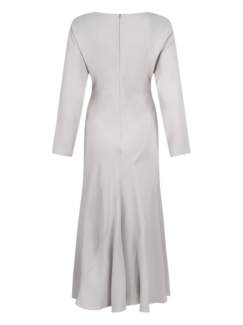 P.A.R.O.S.H. long-sleeve flared dress - Beige