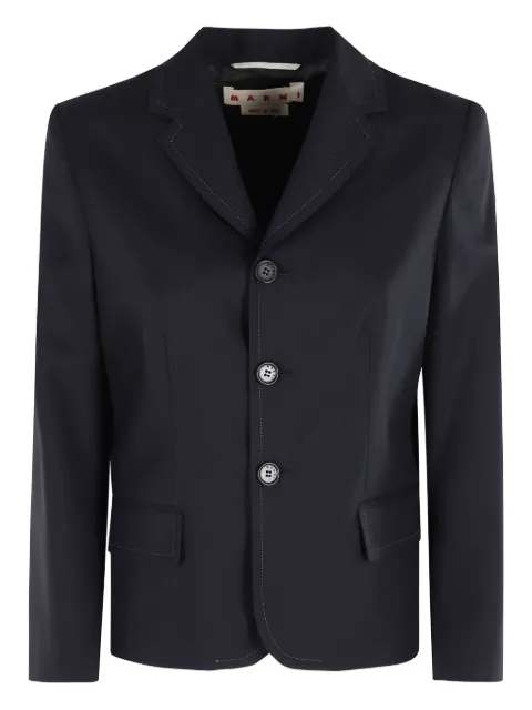 Marni virgin-wool notched-lapel blazer