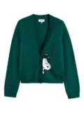 Chinti & Parker x Peanuts Snoopy-motif cardigan - Green
