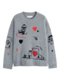 Chinti & Parker x Peanuts crew-neck sweater - Grey