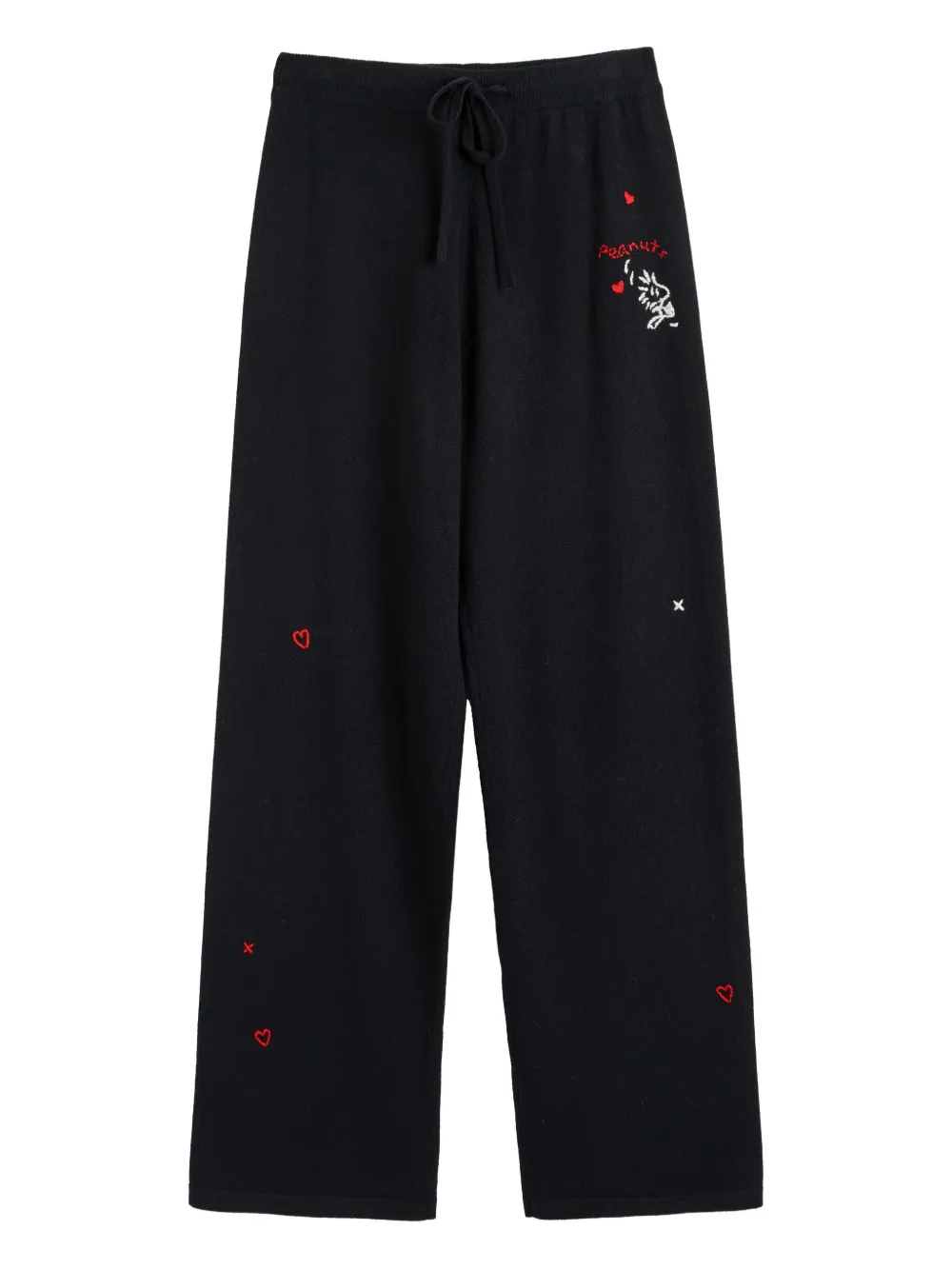 Chinti & Parker x Peanuts broek met trekkoord Zwart