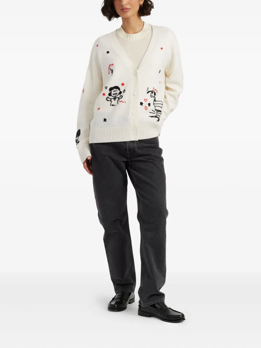 Chinti & Parker x Peanuts V-neck cardigan | Cardigans | Image 2
