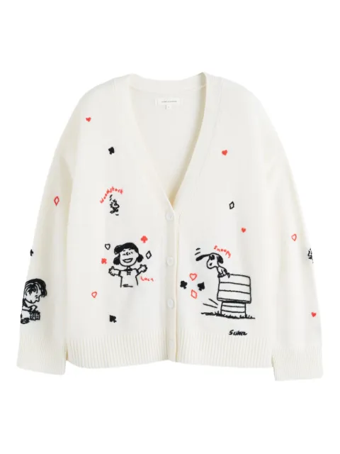 Chinti & Parker x Peanuts V-neck cardigan