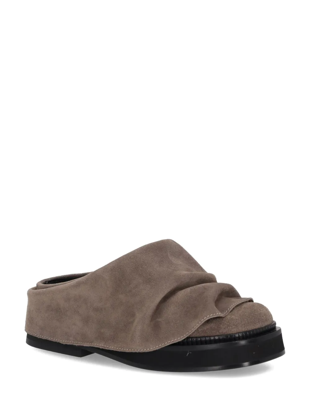 The Attico Mini Robin mules Brown
