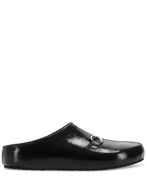 Marine Serre Ms Mules aus Leder