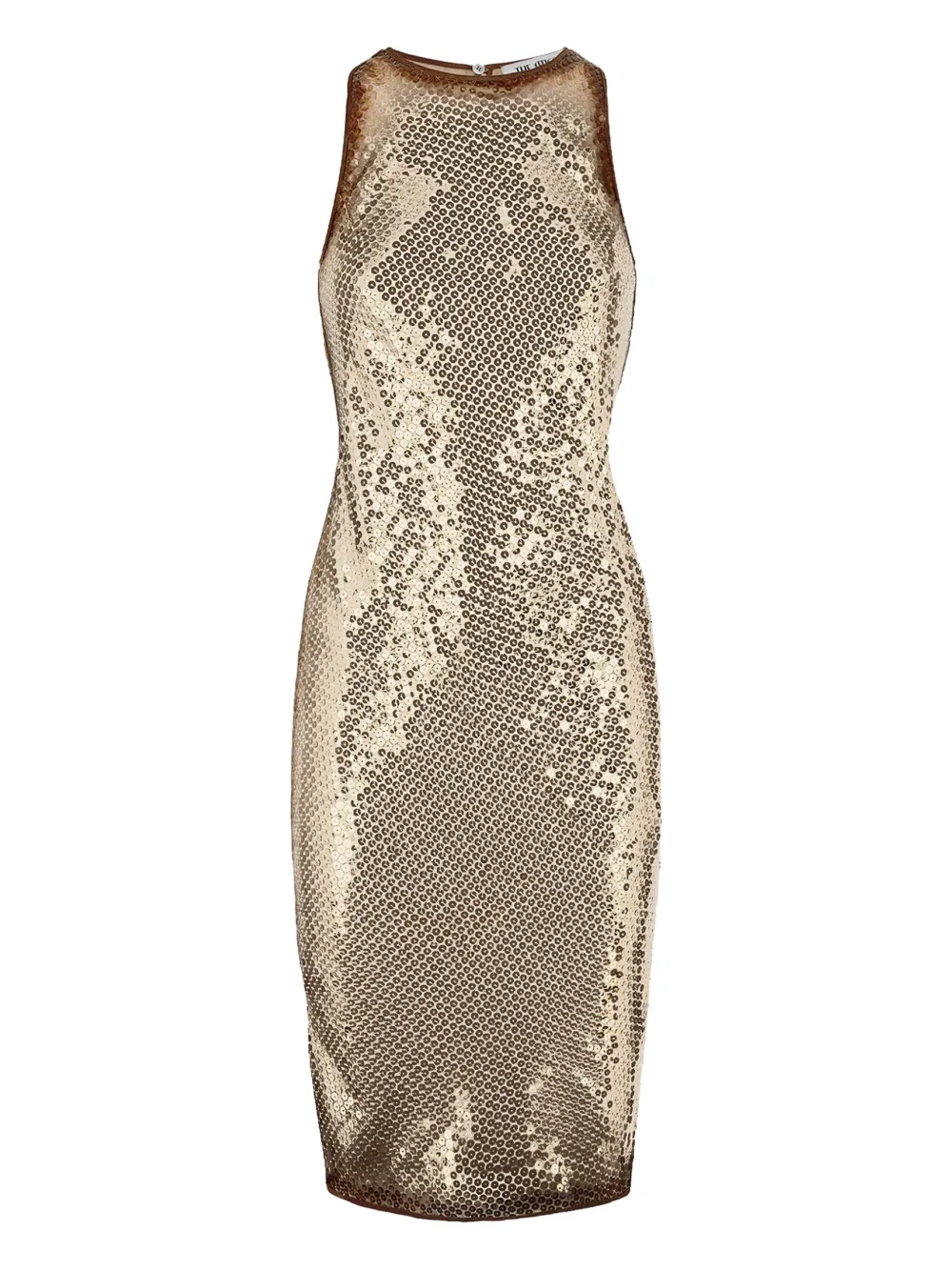 The Attico Mini-jurk verfraaid met pailletten Goud