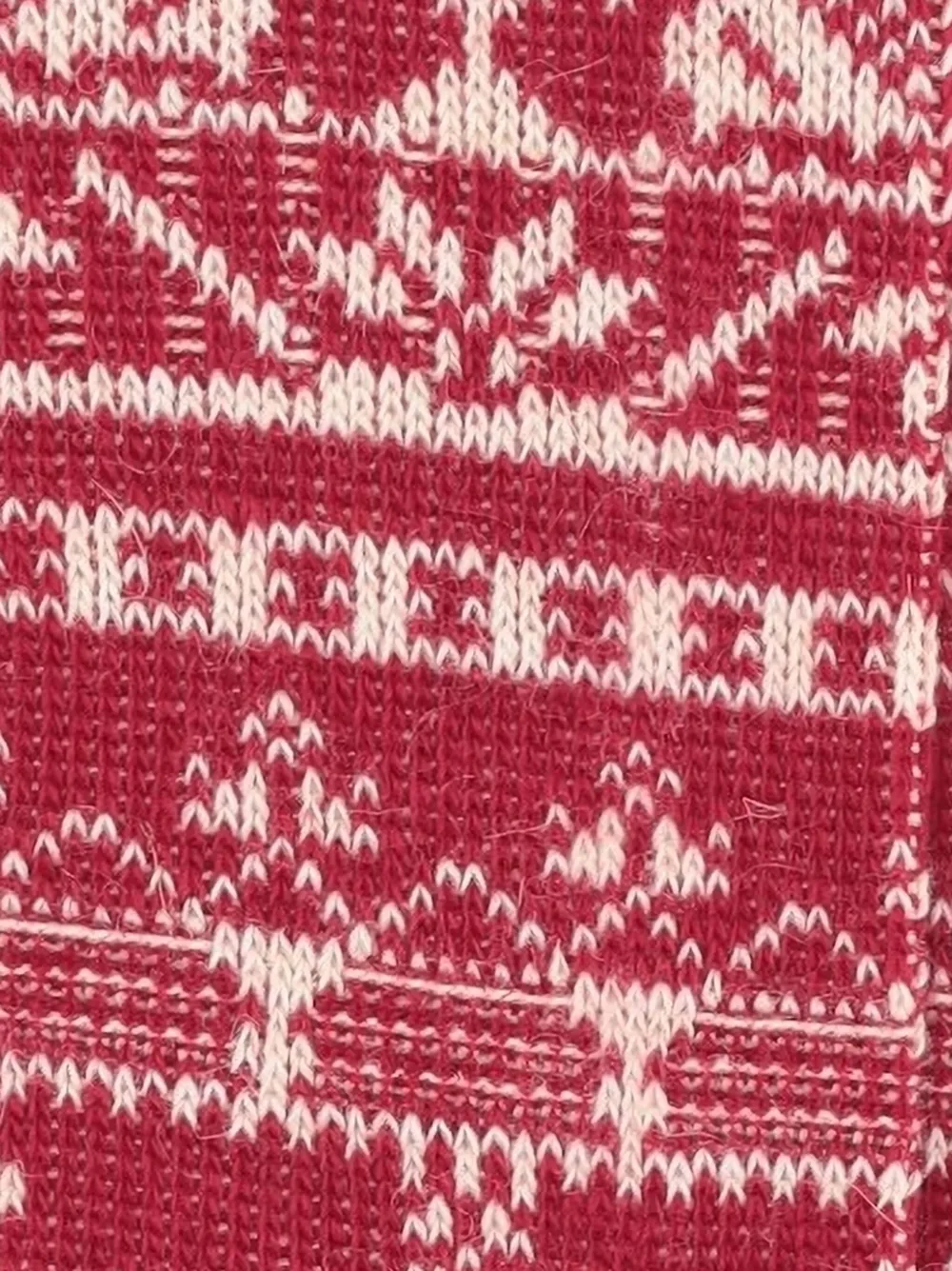 Antipast Fair Isle-knit Socks In Red
