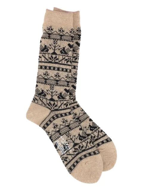 Antipast patterned socks
