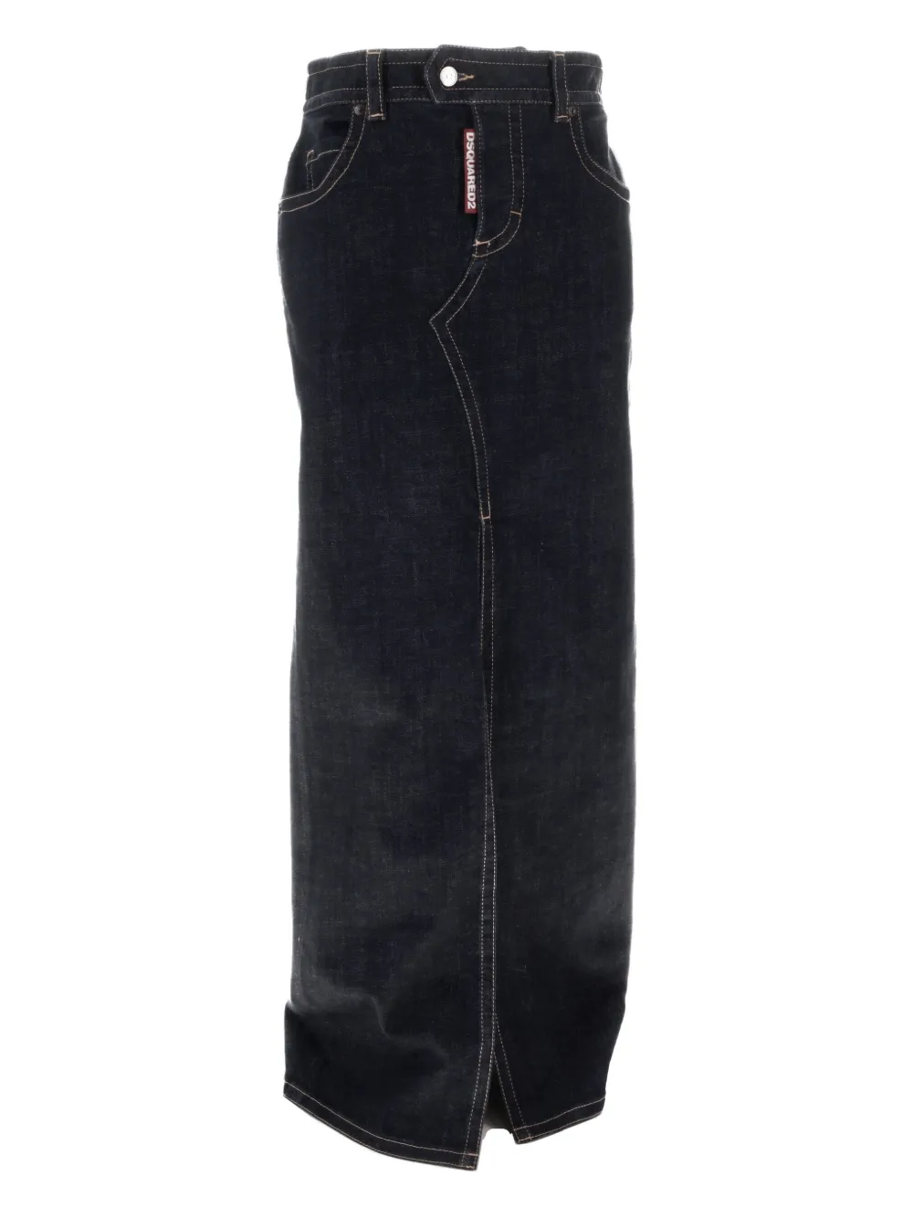 DSQUARED2 Midi-spijkerrok Blauw