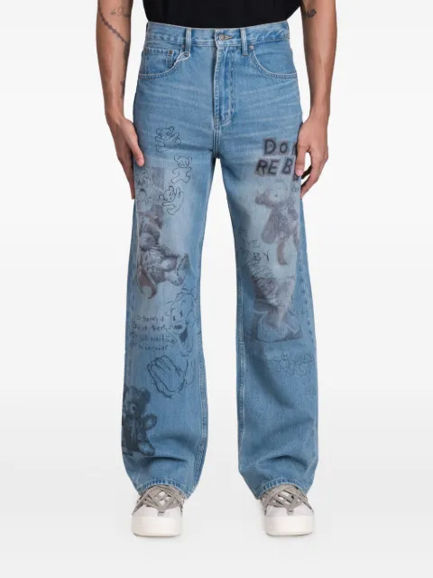 DOMREBEL Stuffy printed jeans