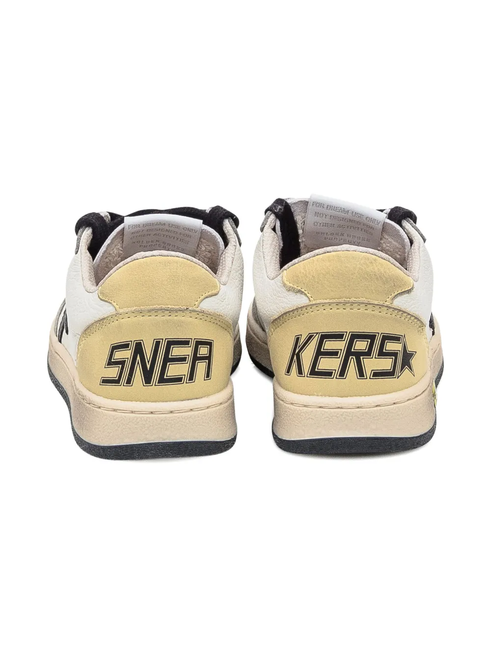 Golden Goose Kids Ballstar leather sneakers Grey