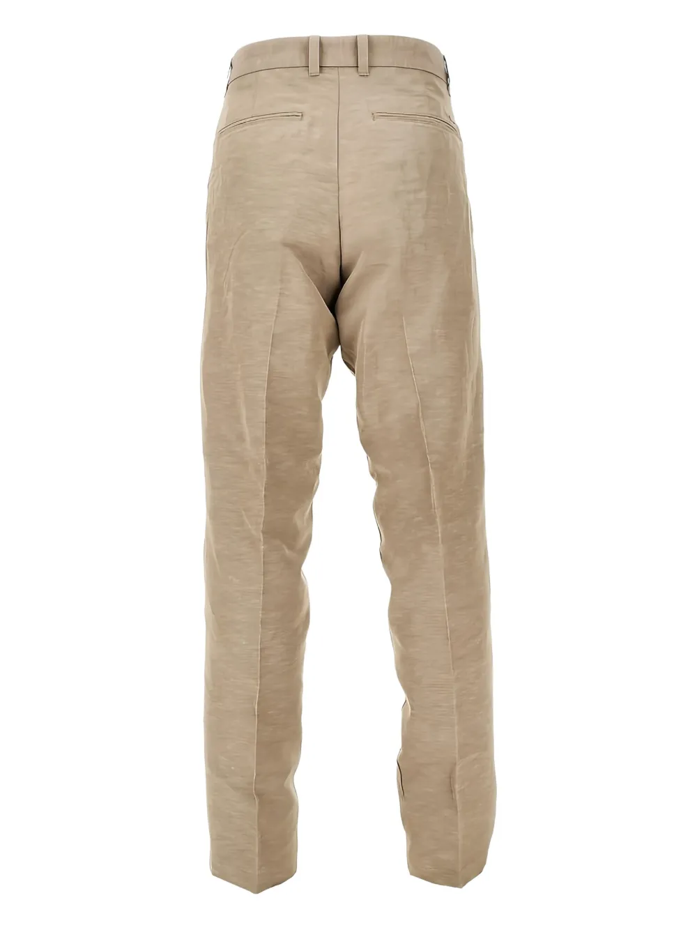 Emporio Armani mélange effect straight trousers | Regular-Fit & Straight Leg Pants | Image 2
