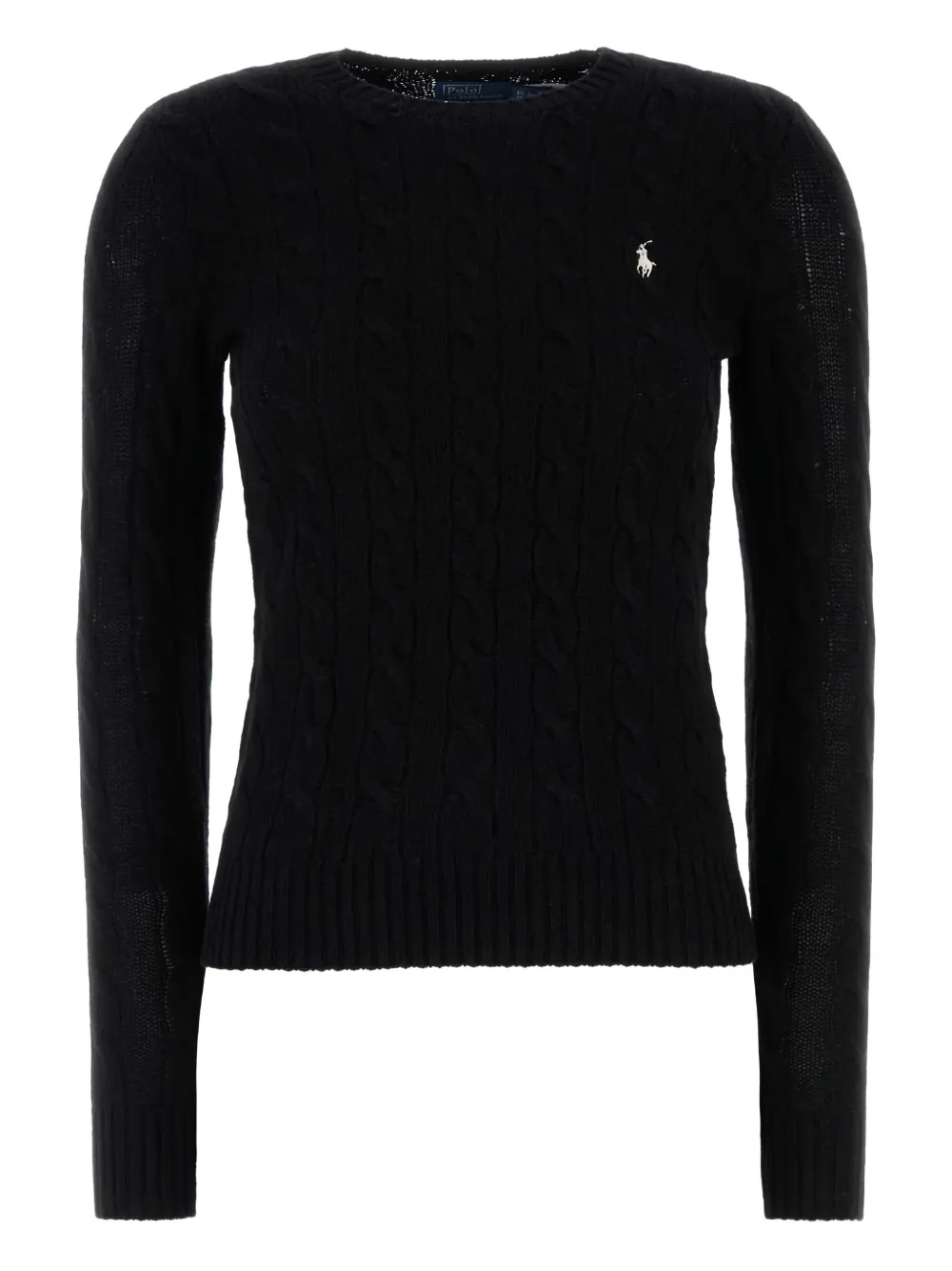 Polo Ralph Lauren cable-knit jumper Zwart