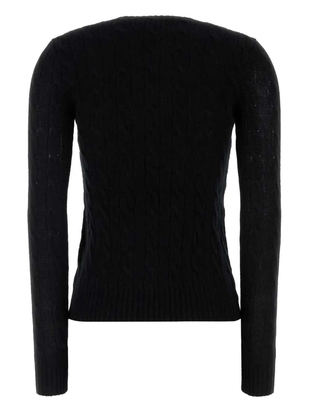 Polo Ralph Lauren cable-knit jumper Zwart