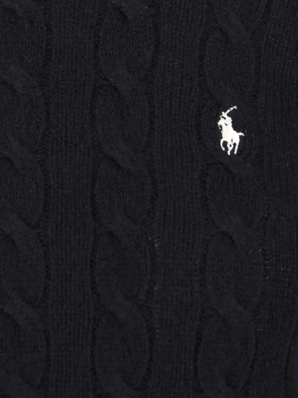 Polo Ralph Lauren Kabelgebreide trui Zwart