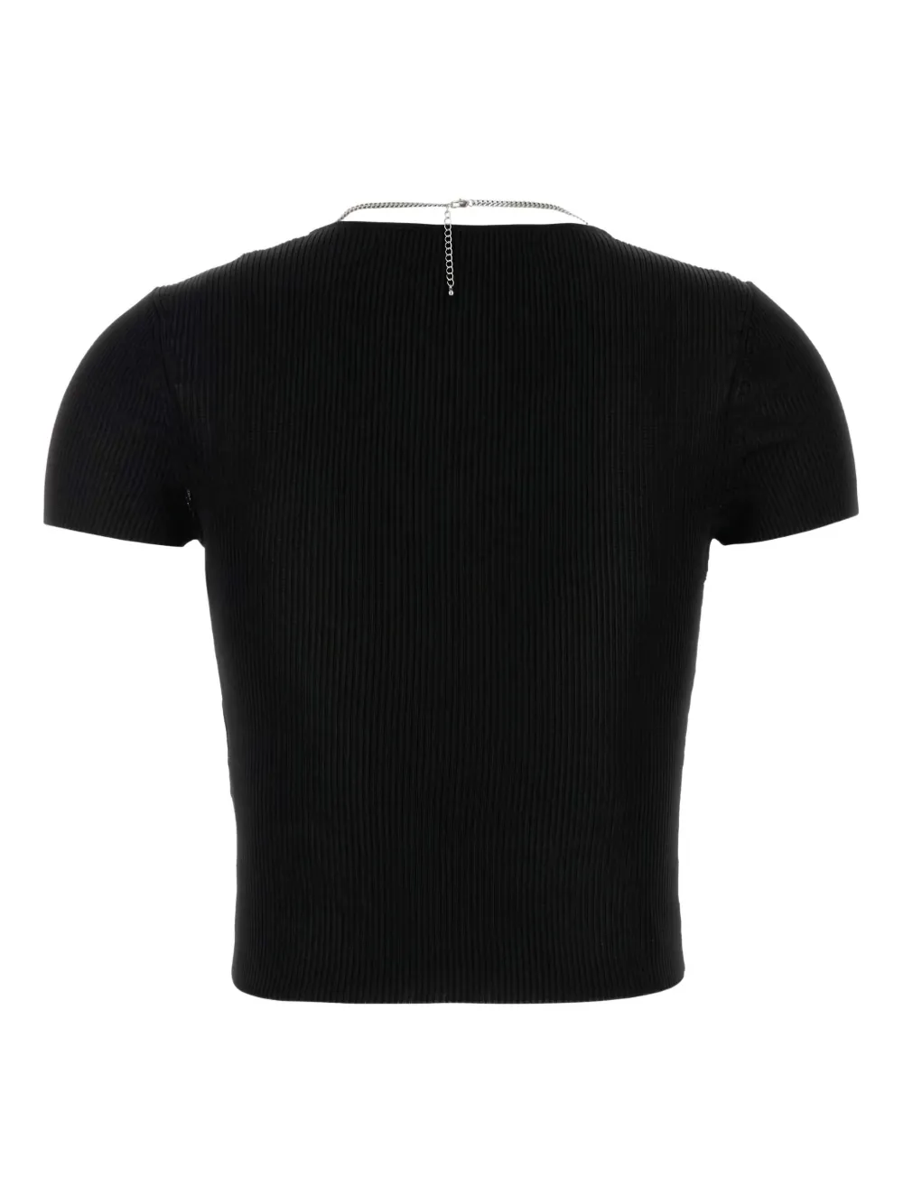 Alexander Wang Top verfraaid met ketting Zwart