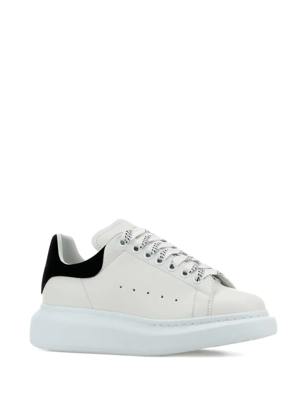Alexander McQueen Oversized leren sneakers Wit