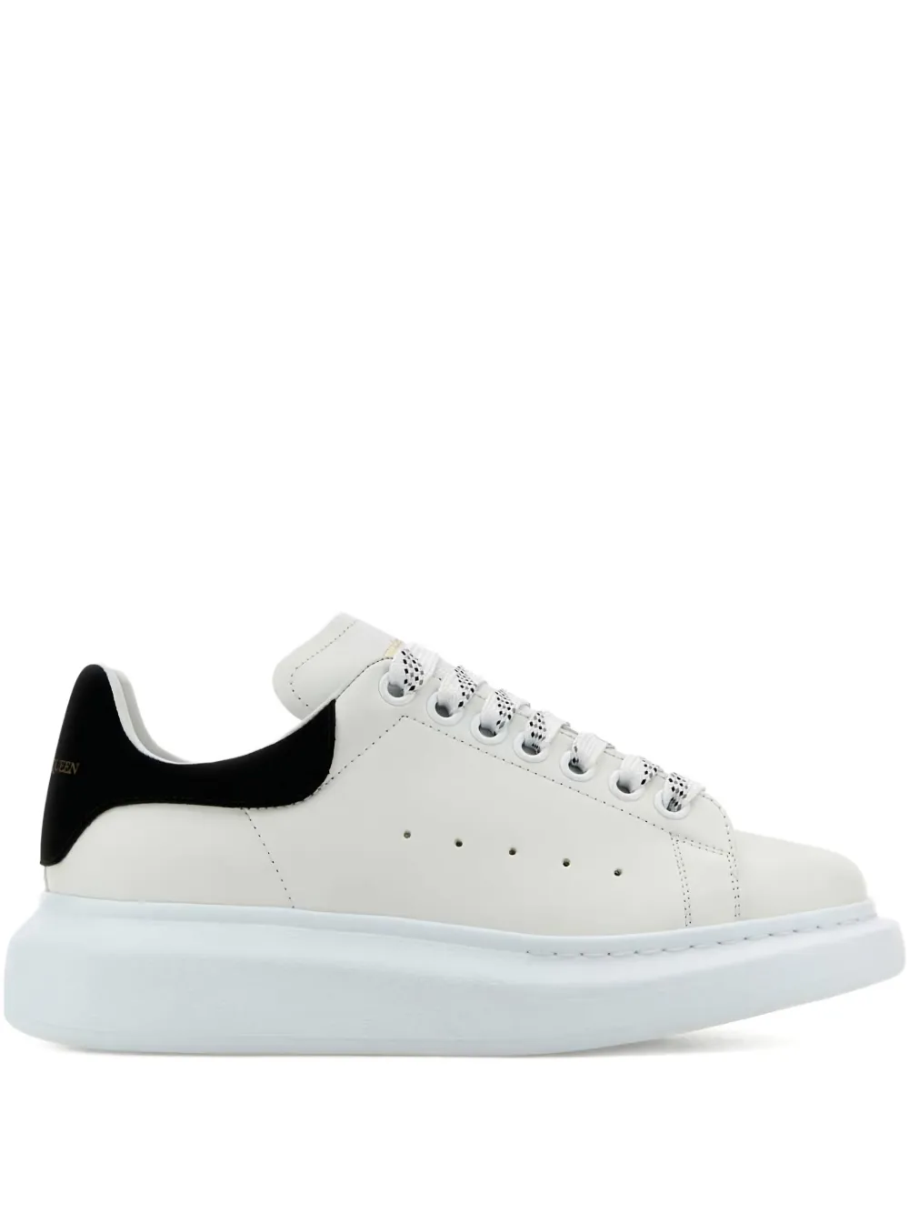 Alexander McQueen オーバーサイズ レザースニーカー - ホワイト Alexander McQueen オーバーサイズ レザースニーカー - ホワイト
